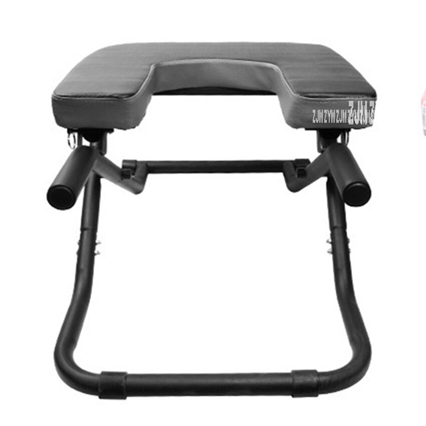 Silla de Yoga invertida para Fitness en casa, taburete con soporte de mano para gimnasio, máquina de inversión de Yoga al revés, Banco de mano, 0K-608-2: Negro