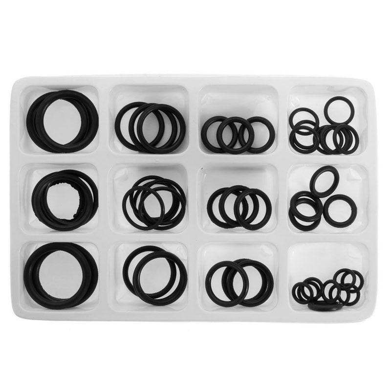 50x Rubber O-Ring Gaskets Assorted Sizes Set Kit For Plumbing Tap Seal Sink Thread