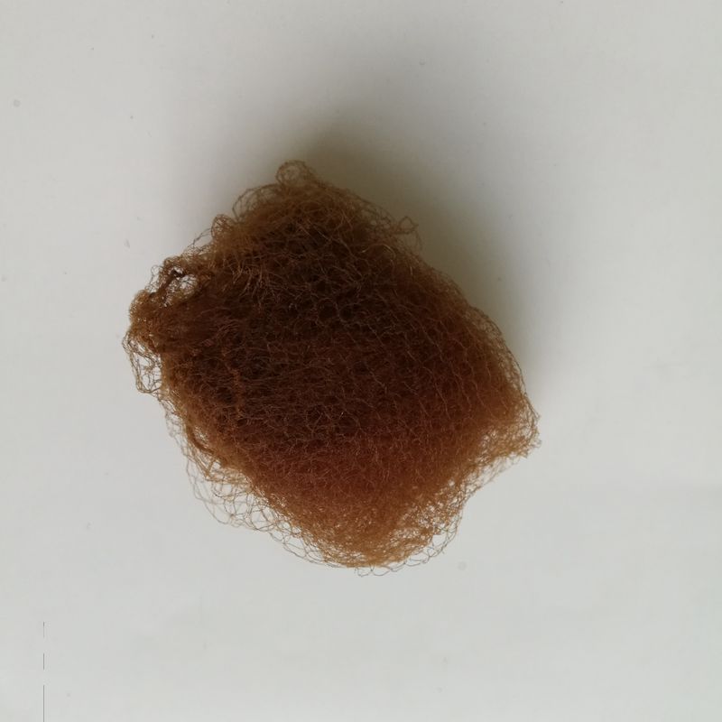 30 st kaffefärgade nylon hårnät 5mm mesh 20 tum långt hårvårds- eller stylingnät för bulle