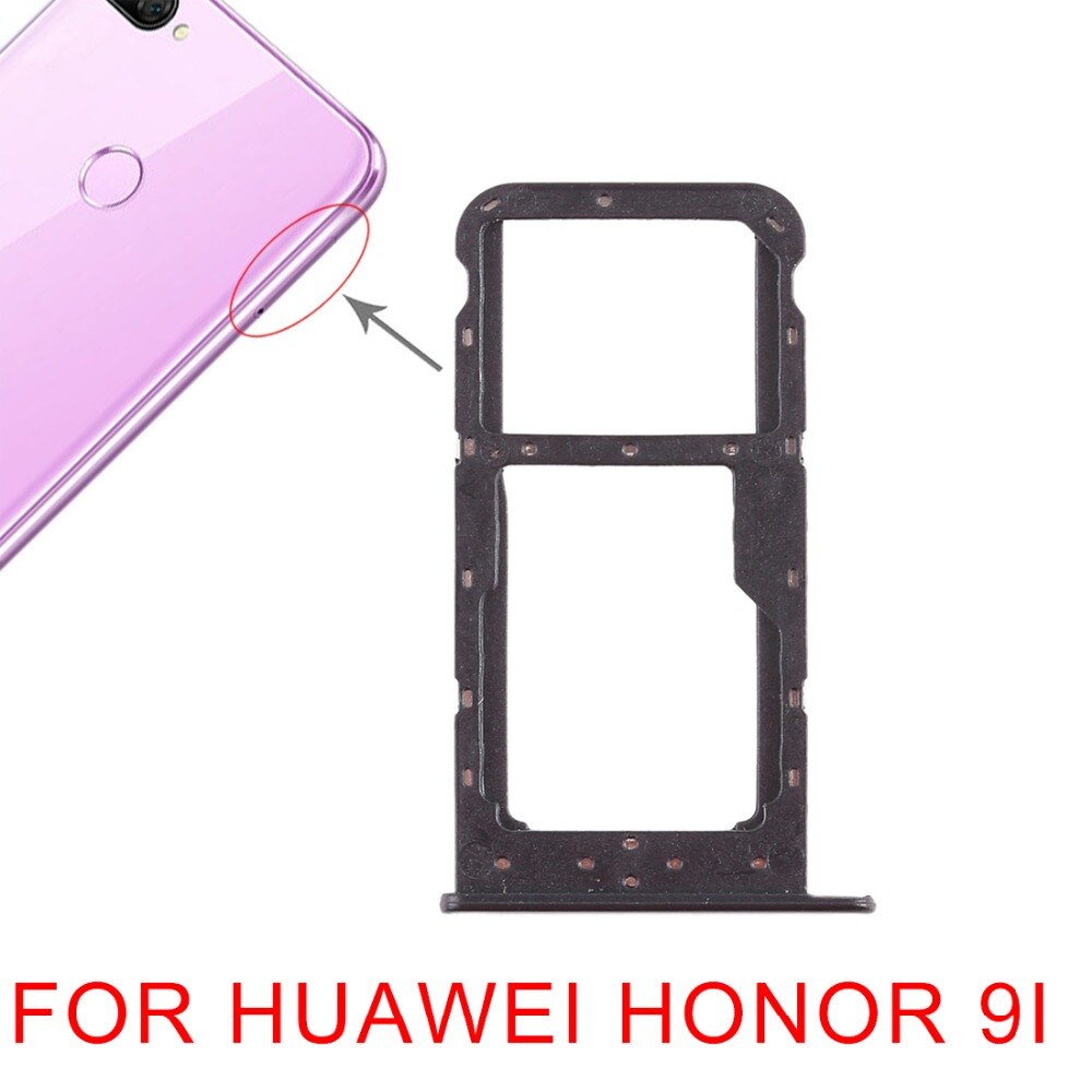 3 color for Huawei 2 x SIM Card Tray/Micro SD Card Tray for Huawei Honor 8X Max/Enjoy 9/Mate 20 Replacement repair parts