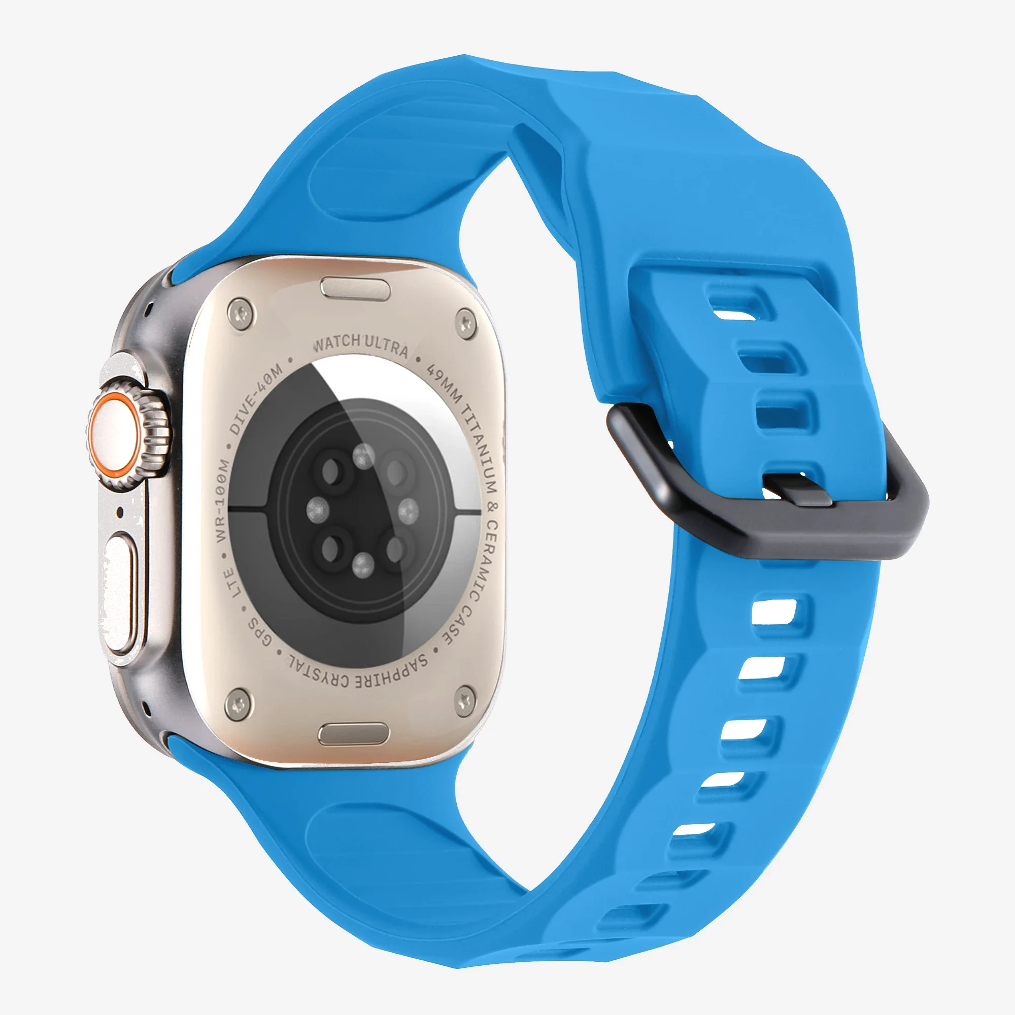 Sports Strap For Apple Watch Ultra2 49mm 10 42mm 46mm 9 8 7 45mm 41mm Silicone Bracelet band iWatch 6 5 4 SE 44mm 40mm 38mm Belt