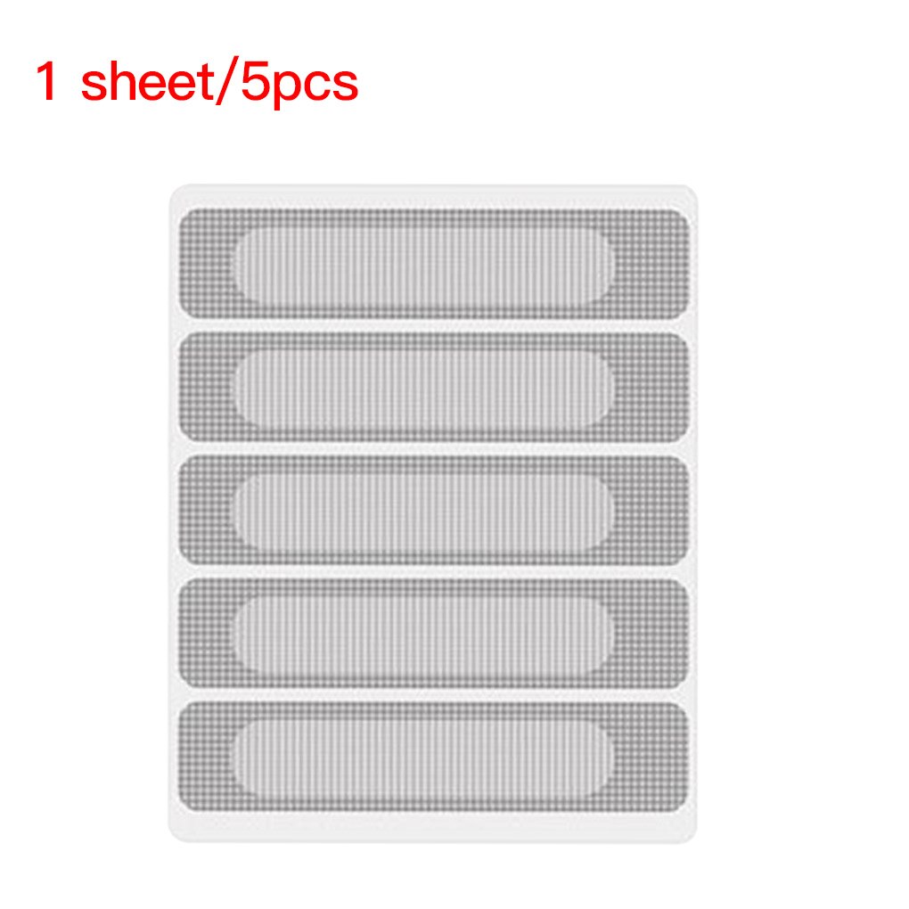 Window Door Screen Patch Repair Kit Self-adhesive Window Drain Hole Repair Patches Sheet: 1pc