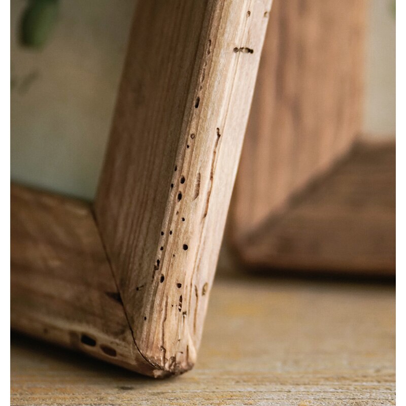 Rustikalen Retro Stil Foto Rahmen Für Tabletop Home Dekoration, Handarbeit mit Natürlichen Braun Kiefer Holz Bilderrahmen