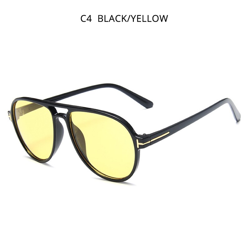 Hooban estilo piloto do vintage óculos de sol dos homens à moda design da marca de condução óculos de sol masculino retro grande quadro sombra