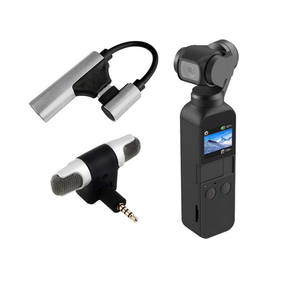 Type C naar 3.5mm Audio Adapter Externe Draadloze Microfoon Voor DJI Osmo Pocket J.30