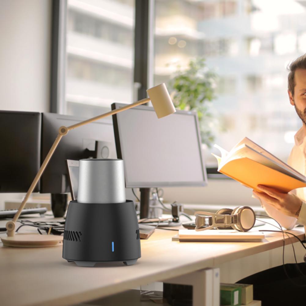 Portable Electric Mini Smart Refrigerator Cup Desktop Instant Cooling Cups Fridge Cooler Fast Cooling Device for Car Office