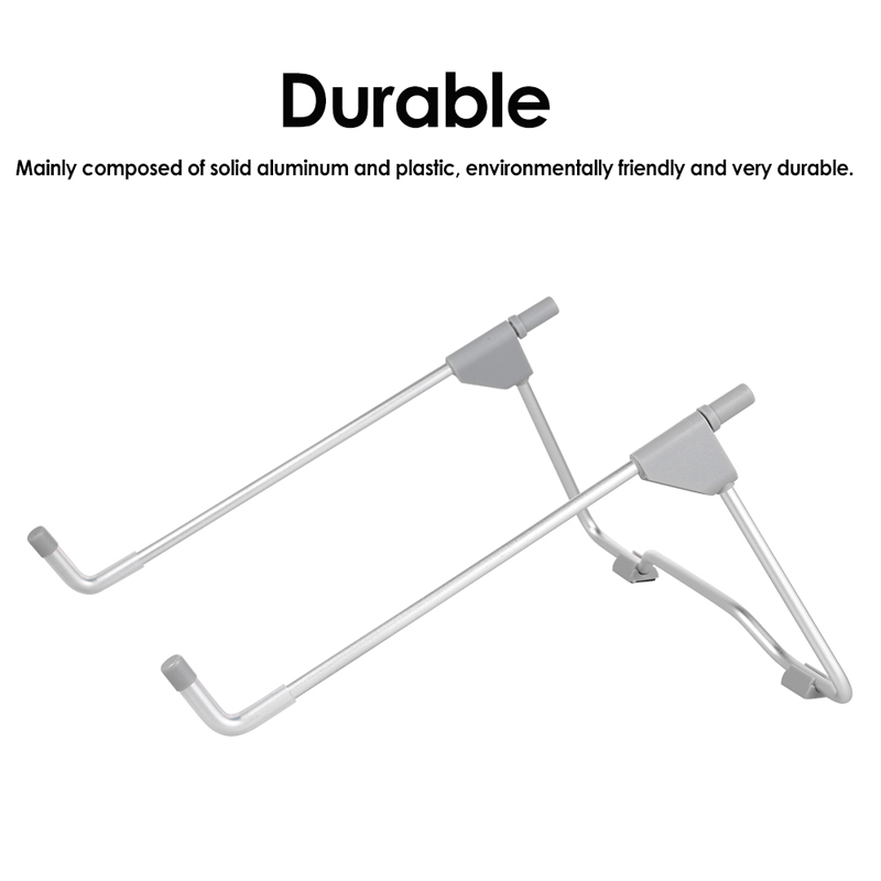 Soporte plegable portátil para ordenador portátil, Altura ajustable en ángulo de visión, soporte de aleación de aluminio, soporte de 10-17 pulgadas para Notebook para ASUS