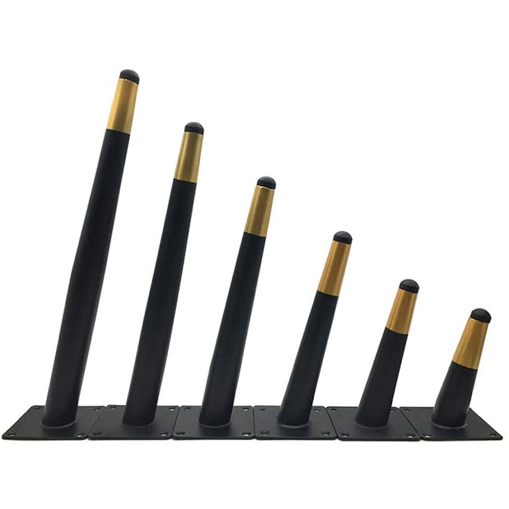 Oblique Conical Metal Legs For Sofa Cabinet Wardrobe Chimney Furniture Iron Cupboard Furniture Feet Table DIY Project