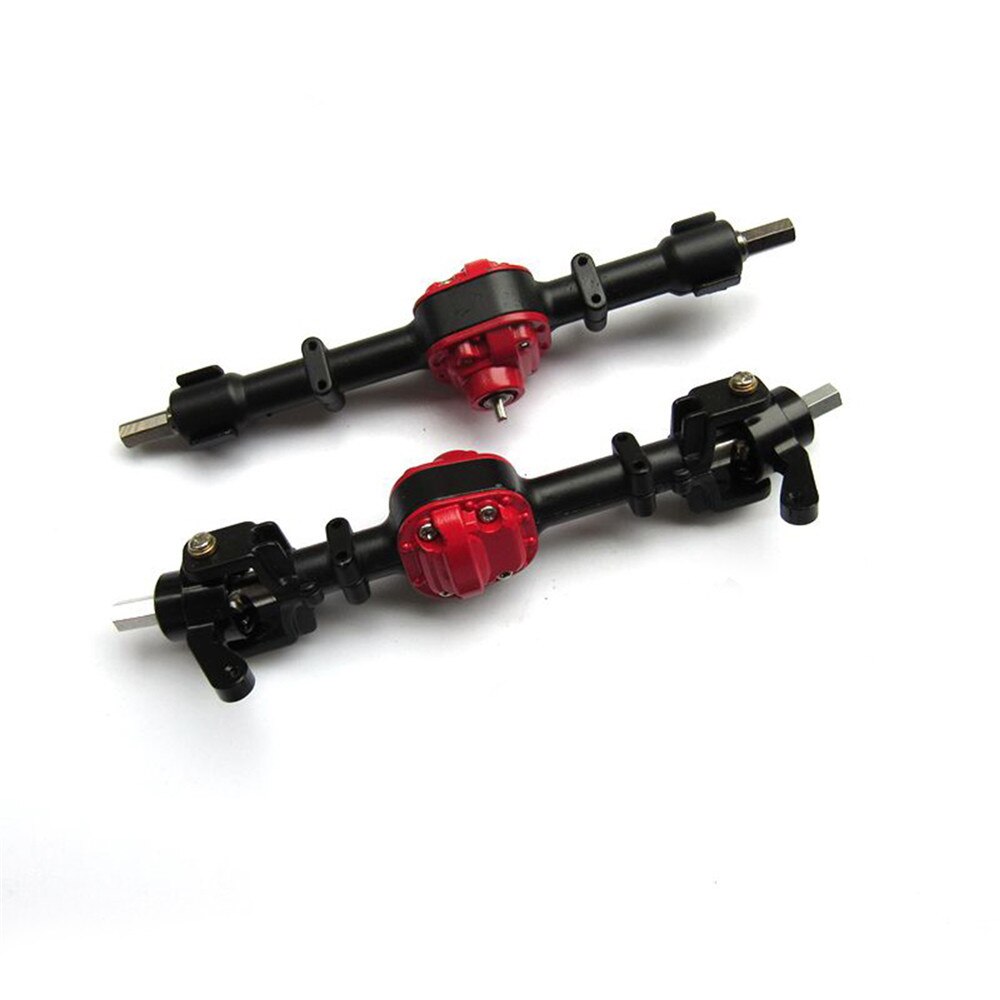 ​ Front Axle Rear Axle Bridge Shell Steering Pull Rod MN Model 1:12 D90 D91 RC Car Spare Accessories Upgrade Metal Gear: C