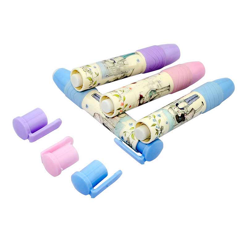 Gomme en forme de stylo pour étudiants, papeterie de styliste mignon en caoutchouc, jouet pour enfants, fournitures scolaires