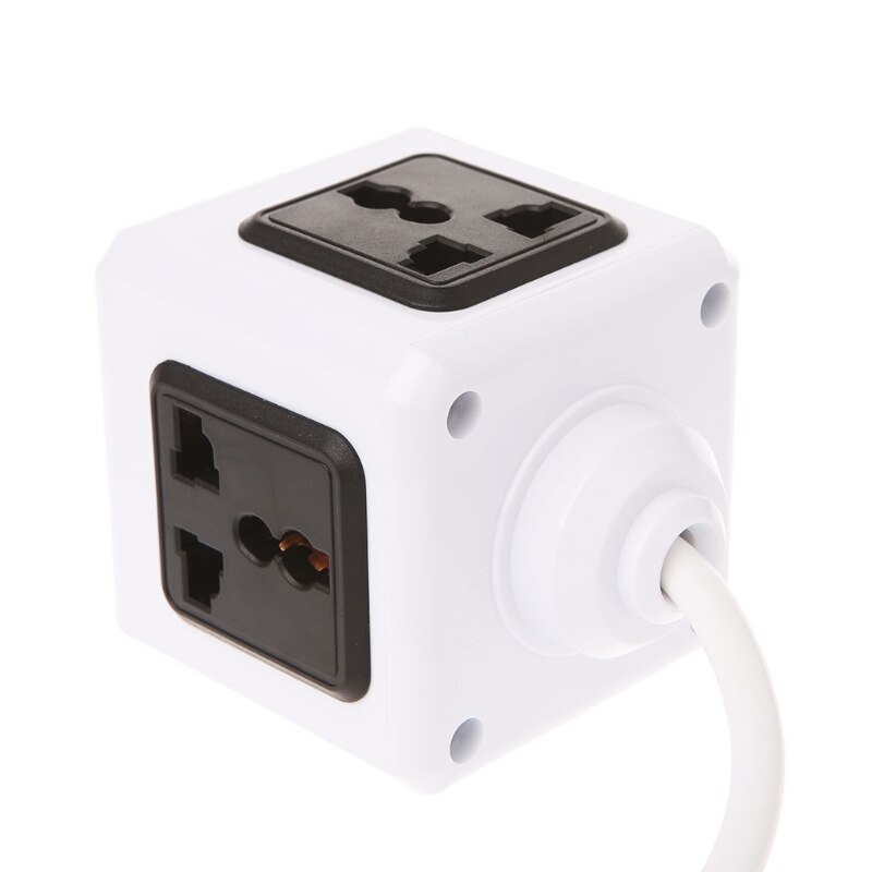 Smart Home Cube EU / US / UK Plug 4 Outer Extension Adapter Universal Socket