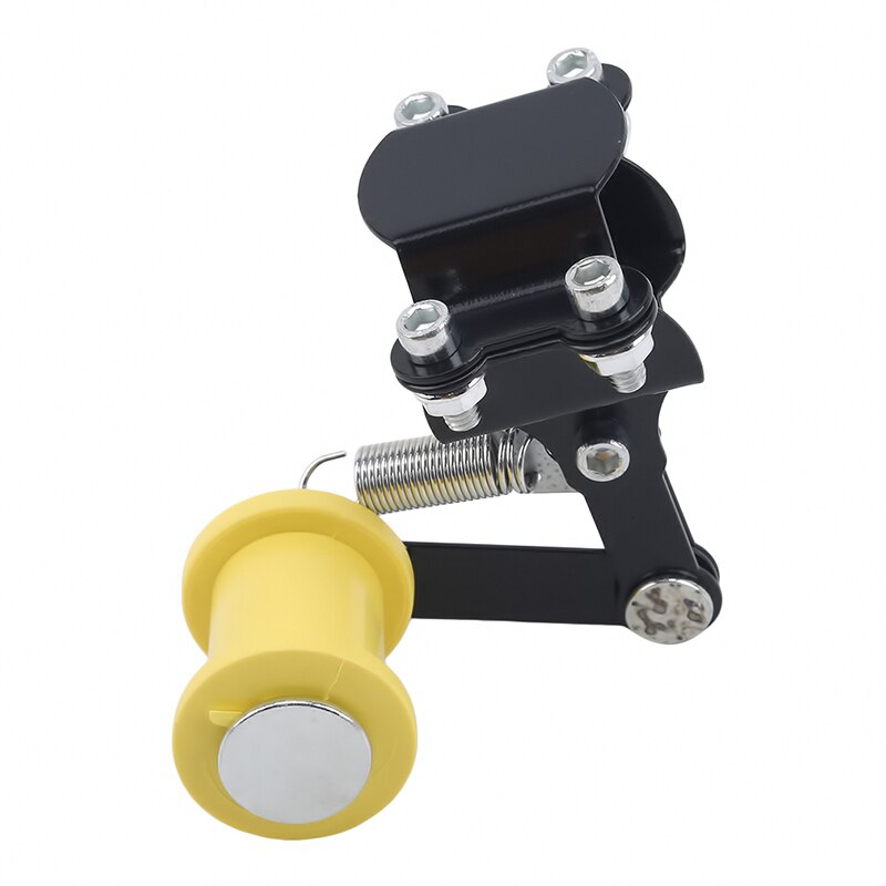 Universal Adjust Chain Tensioner Bolt Roller Motorcycle Modified Durable Modification Accessories Chain Automatic Regulator: black