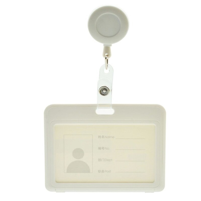 ID Abzeichen Halter Name Tag Mitarbeiter Visitenkarte Student karte abdeckung pass halter id karte halter Schule Büro Liefert: white horizon