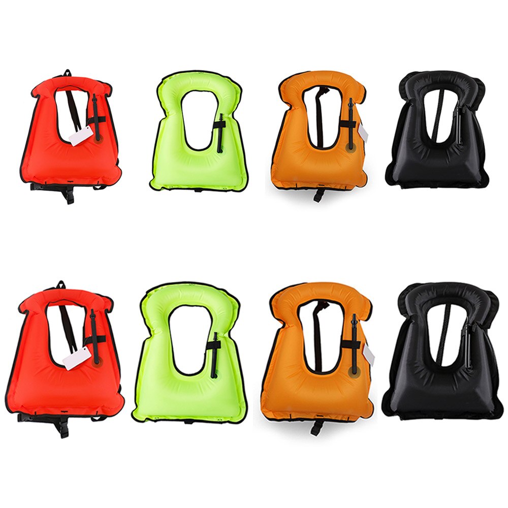 Life Jacket Adult Inflatable Snorkel Vest Portable Child Safety Jacket Floating Swimming Surfing Water Sports Life Saving Jacket