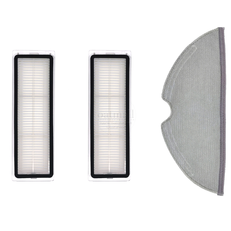 HEPA Filter For Xiaomi MIJIA 1C 2C 1T / MI Robot Vacuum-MOP / Dreame F9 Dust Filters Accessories Cleaner Replacement Parts: Dark Grey