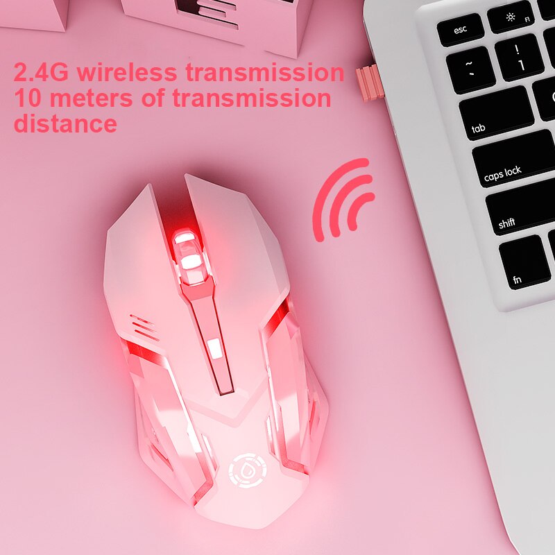 Gaming Mouse Silent Mause Ergonomic Backlit Mini Magic Wireless Mouse For Laptop Computer PC Gamer Silent Mouse For Girl