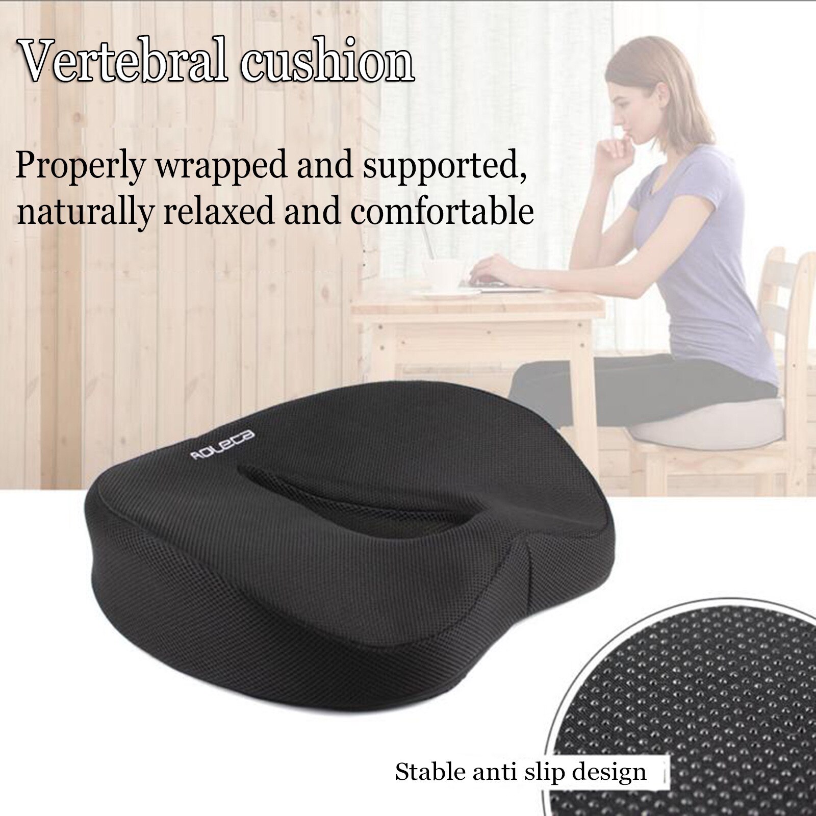 cushion Hip pillow Postoperative support cushion Beautiful buttocks hemorrhoids recovery pillow 42X19X12.5cm high resilience