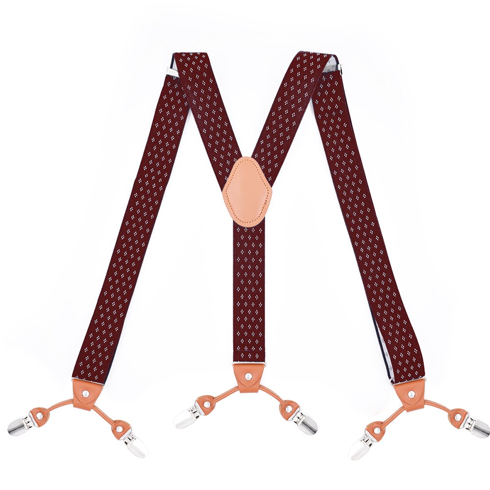 Heavy Duty Big Tall Suspenders for Men Wedding Y-back 3.5cm Wide Adjustable Elastic Trouser Pants Braces Suspensorio Masculino: Style G