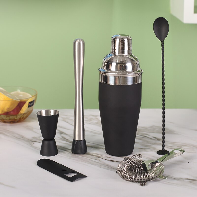 Metal Bar Sets Cocktail Tool Kit Stainless Steel Cocktail Shakers Making Set
