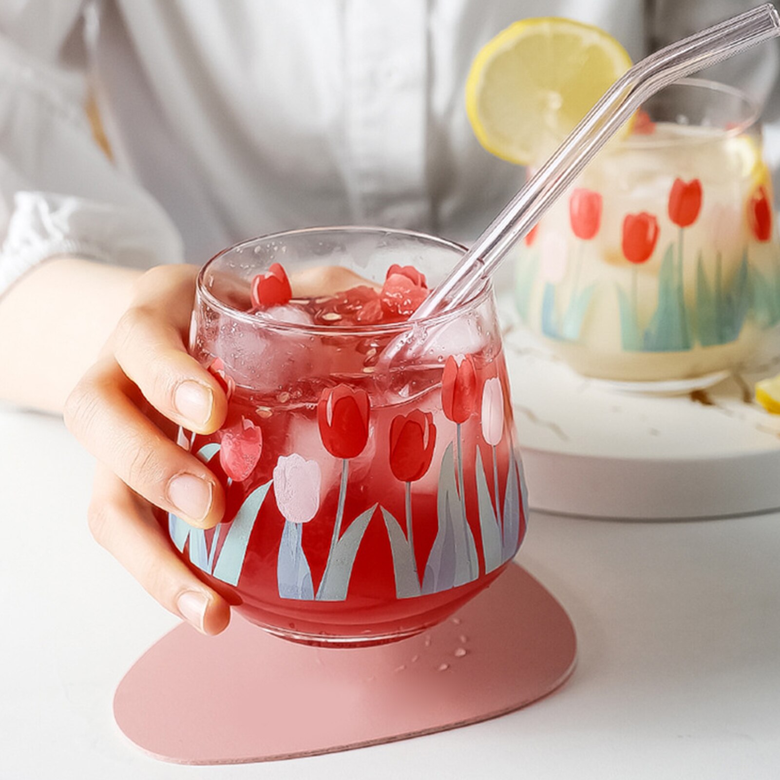 Coffee Glass Mug Milk Coffee Cup Cocktail Glass Crystal Transparent Mugs Couple