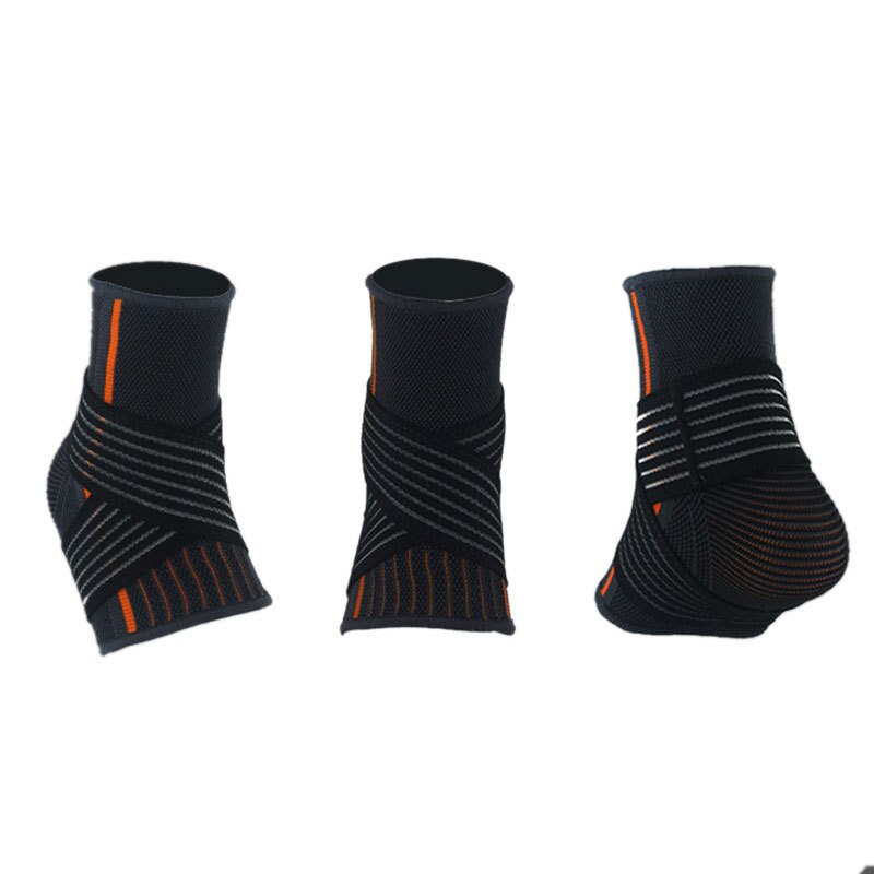 Verstelbare Stretch Zelfopwarming Enkel Guard Veiligheid Sport Ankle Brace Protector Voor Voetbal Basketbal Sport Fitness