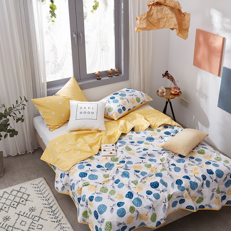 single double summer quilt washed cotton Towel Blankets Soft machine washable air condition quilt Full Queen Sofa Bed Cover: 180x200cm / 21