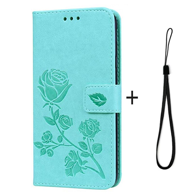 Caso di Vibrazione del Cuoio del raccoglitore Delle Donne per Cubote Nota 20 Del Telefono della Custodia per Armi per Carteira Cubot Nota20 6.5 Copertura Hoesje con tasca di carta: verde Straps