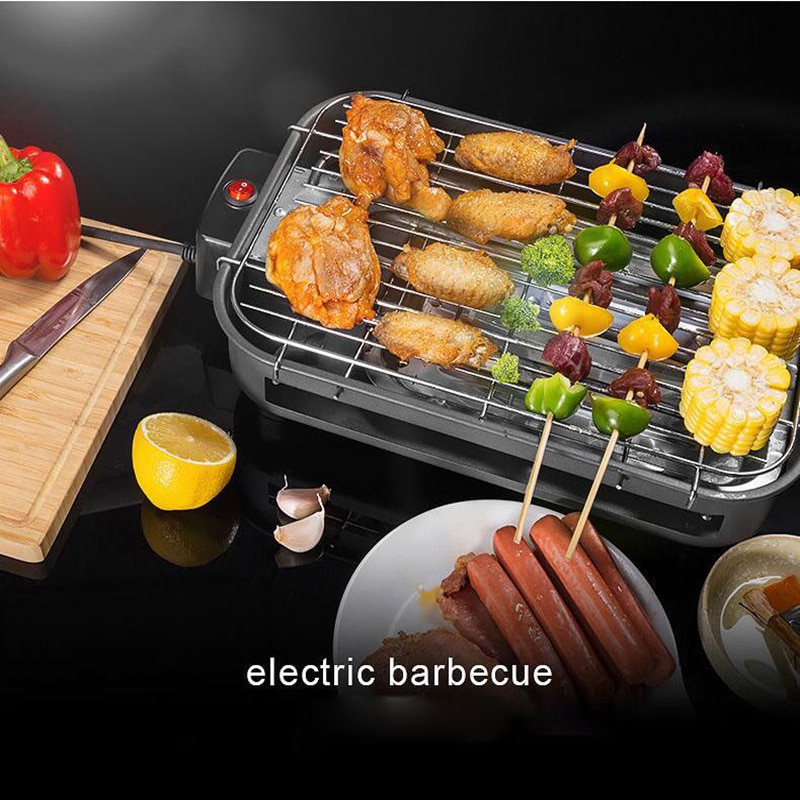 Multi-function Electric Grills Home Baking Pan Smokeless Teppanyaki Barbecue Electric Griddles 220V Indoor BBQ machine