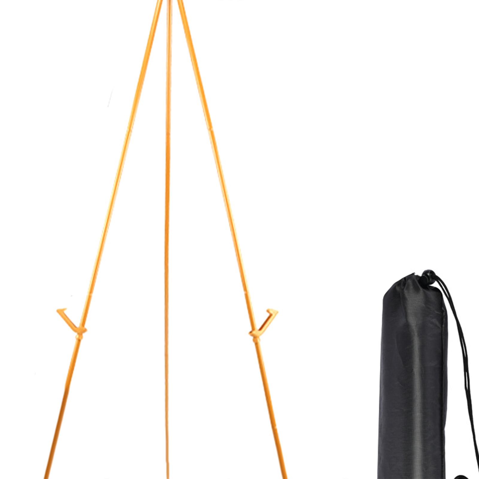 Tripod Display Easel Stand Telescoping Metal Easel Tripod Collapsible Holder for Sign Wedding Picture Home Posters Art Boards