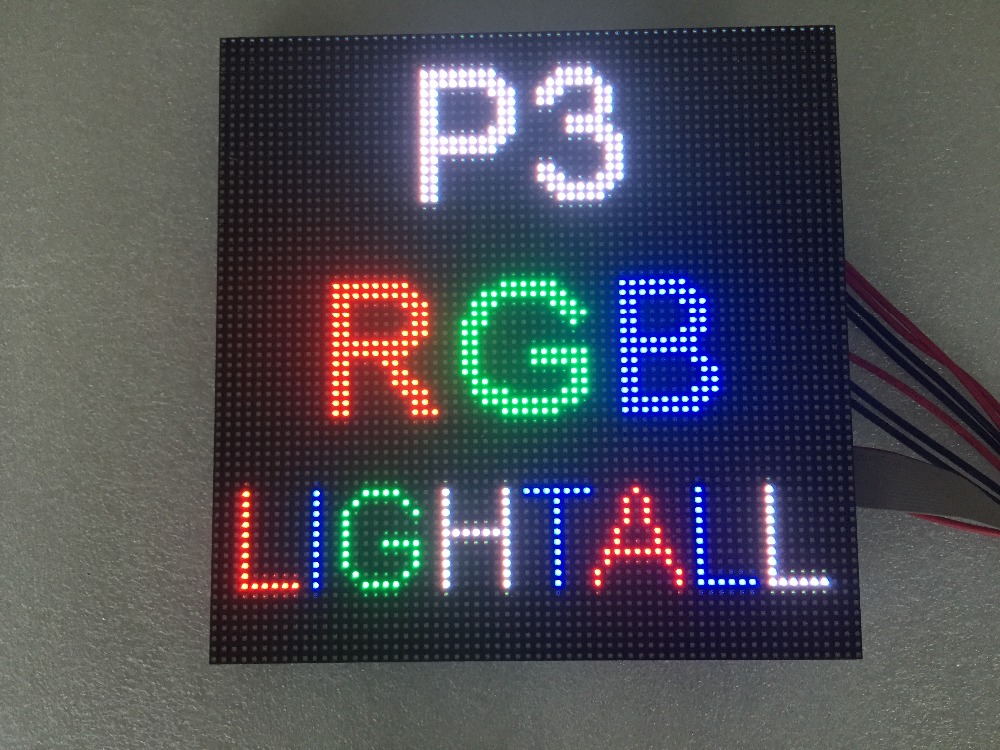 64x64 indoor RGB hd p3 indoor led module video muur P2.5 P3 P4 P5 P6 P7.62 P8 P10 led-paneel volledige kleur led display
