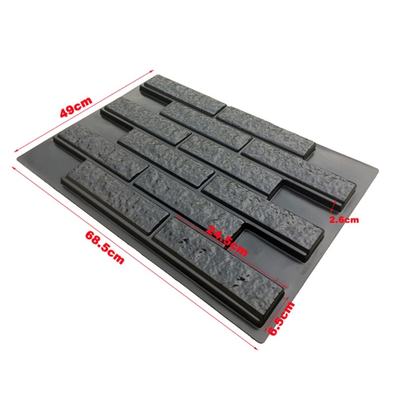 Diy Path Maker Bestrating Cement Brick Mold Stepping Bestrating Bestrating Plastic Beton Mould Tuin Gazon Decoratie