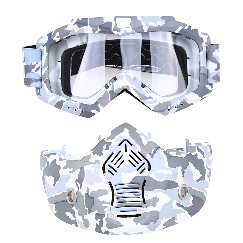 Motorcykelglasögon motorcross skidglasögon vindtät utomhus solglasögon skoter smutscykel snöskoter mask glasögon tillbehör: Typ 17