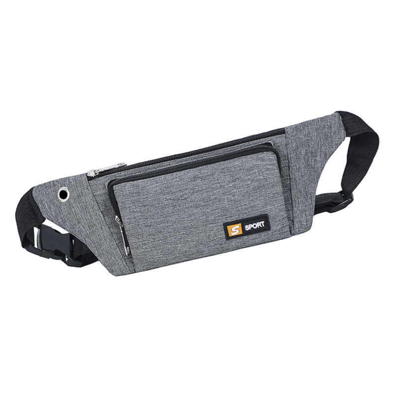 Damen herren multifunktionstaschen draussen Sport freizeit Bote gürteltasche brusttasche hüfttasche lauftasche freundlicher heuptas: Grau