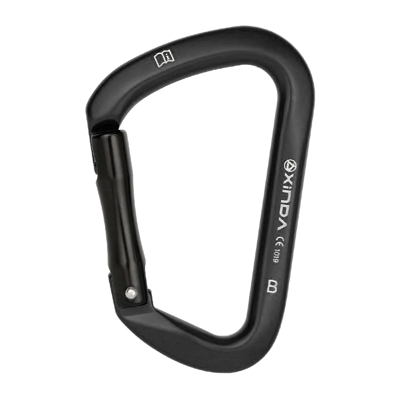 Karabiner Abseilen Bergsteigen Außen D-Förmigen Karabiner Camping Verschluss