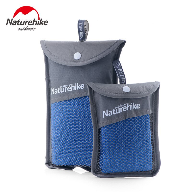 Naturehike-Toalla de microfibra de natación, 3 colores, 80x40cm, 130x73cm, ultraligera, absorbente para exteriores, Toalla de baño de secado rápido para ciclismo de agua