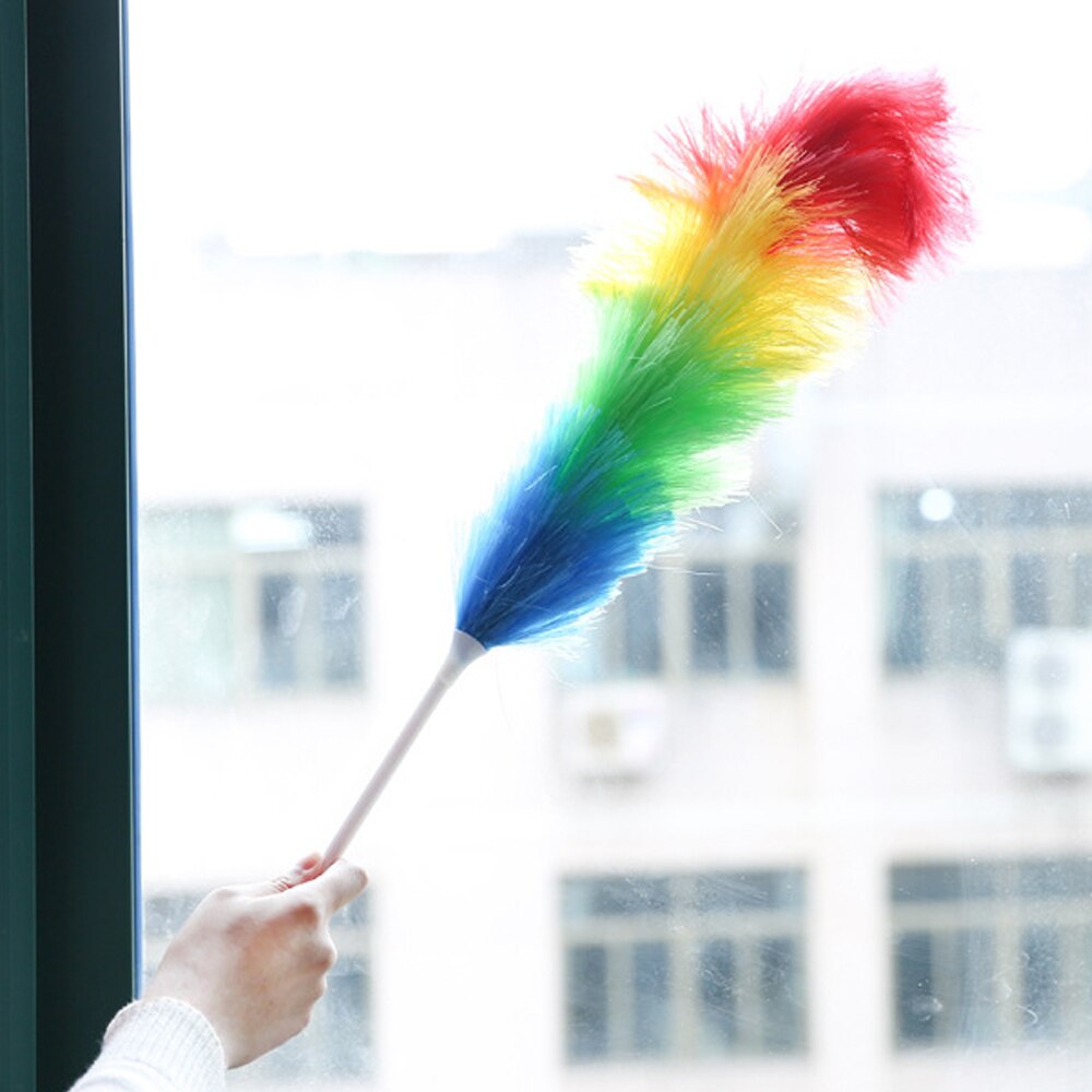 Household Soft Microfiber Duster Brush Anti Static Duster Cleaning Home Auto Cleaner Dust Handle Pole Cobweb Long Brush