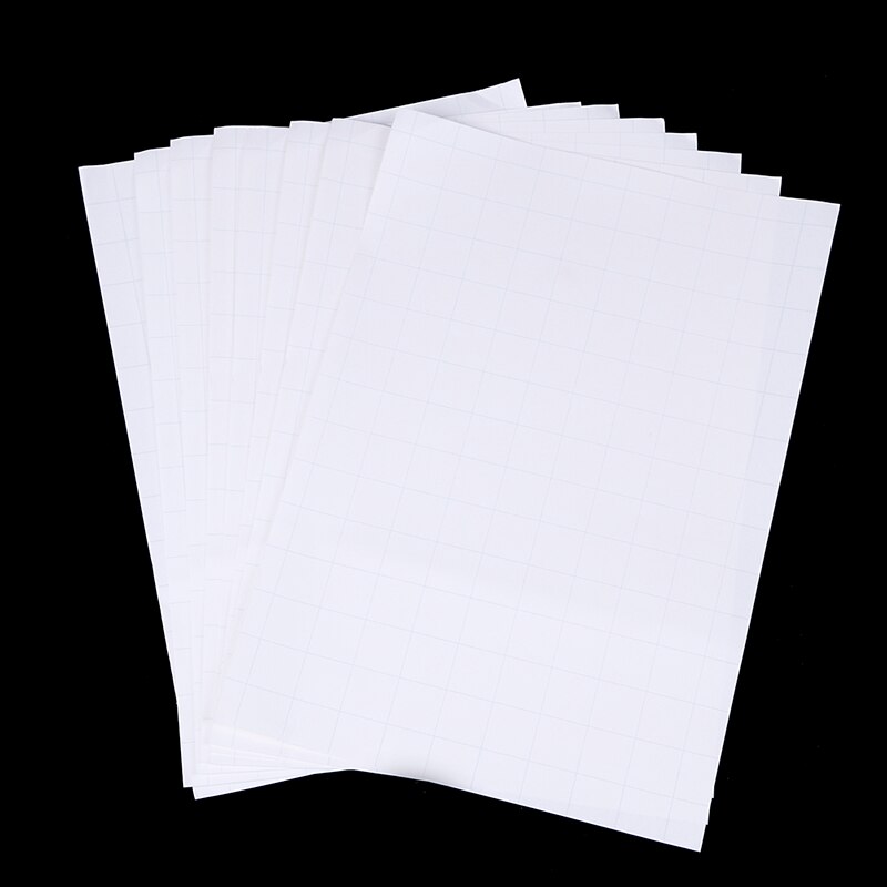 10Pcs Iron-On Heat Transfer Sheets Licht Stoffen T-shirt Gedrukt Blank A4 Papier