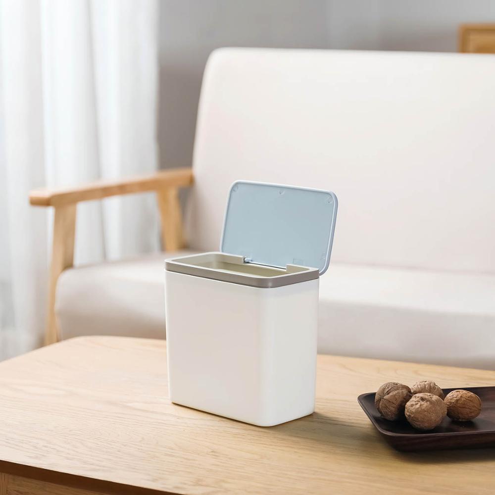 Mini poubelle de bureau Simple avec couvercle | Poubelle avec couvercle, poubelle corbeille à papier, maison