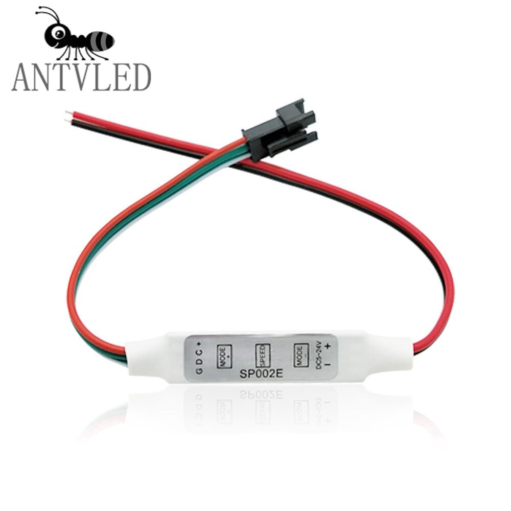 WS2812B WS2811 LED Pixel Streifen Licht Controller USB/DC Led Dimmer 3 Schlüssel RF 14/17/21 schlüssel Mit MINI Remote LED Controller DC5-24V: SP002E
