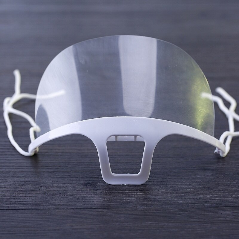 5pcs/Set Health Care Tool Transparent Masks Permanent Anti Fog Catering Food Hotel Plastic Kitchen Restaurant Masks