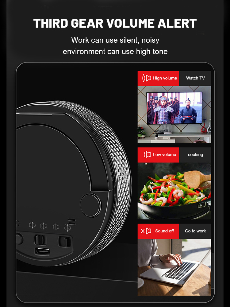 Led Digital Timer For Kitchen Cooking Shower Learning Stopwatch Alarm Countdown Timer Rotating Volume Adjustment Magnetic