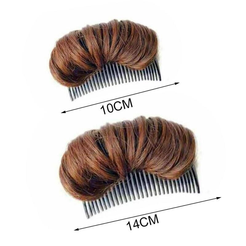Invisible Duveteux Cheveux Pad Pour Les Femmes Cheveux Duveteux Cheveux Peignes Cheveux Synthétiques Augmentant Tresses Outils De Coiffure Accessoires De Cheveux