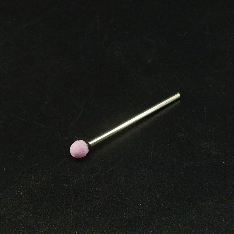 EasyNail-broca esférica Korund para uñas, broca rotativa de piedra de cerámica rosa, herramientas de manicura y pedicura, accesorio de taladro eléctrico, 1 ud.