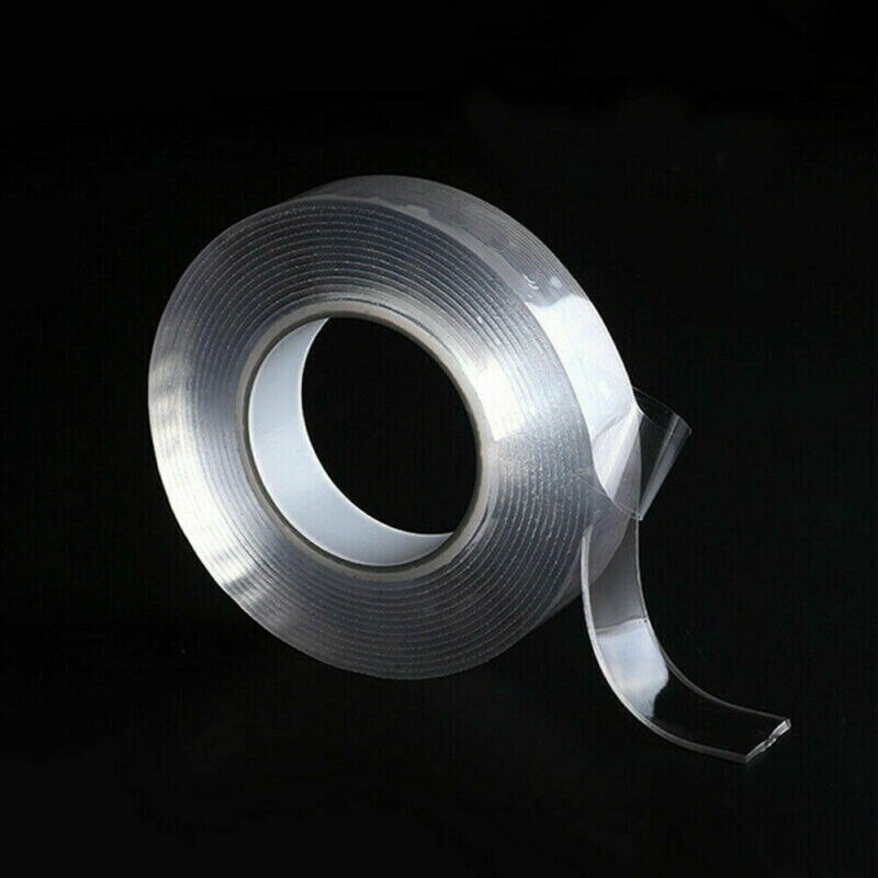 Dubbelzijdige Tape Traceless Wasbare Plakband Grip Nano Onzichtbare Rode Gel Tapes Transparante Magic Gel