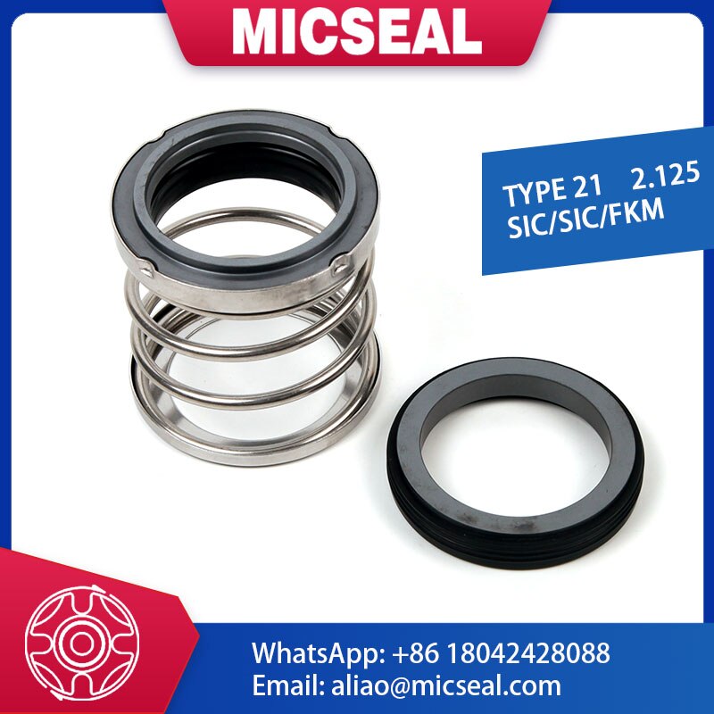 Mechanical Seal Type 21 - 2.125" SIC/SIC/FKM