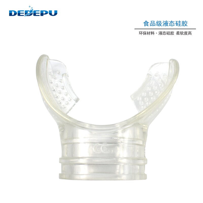 DEDEPU Silicone Bite Mouthpiece Diving Scuba Dive Snorkel Mouth Piece Diving Swimming Cylinder Breathing Equipment: YELLOW