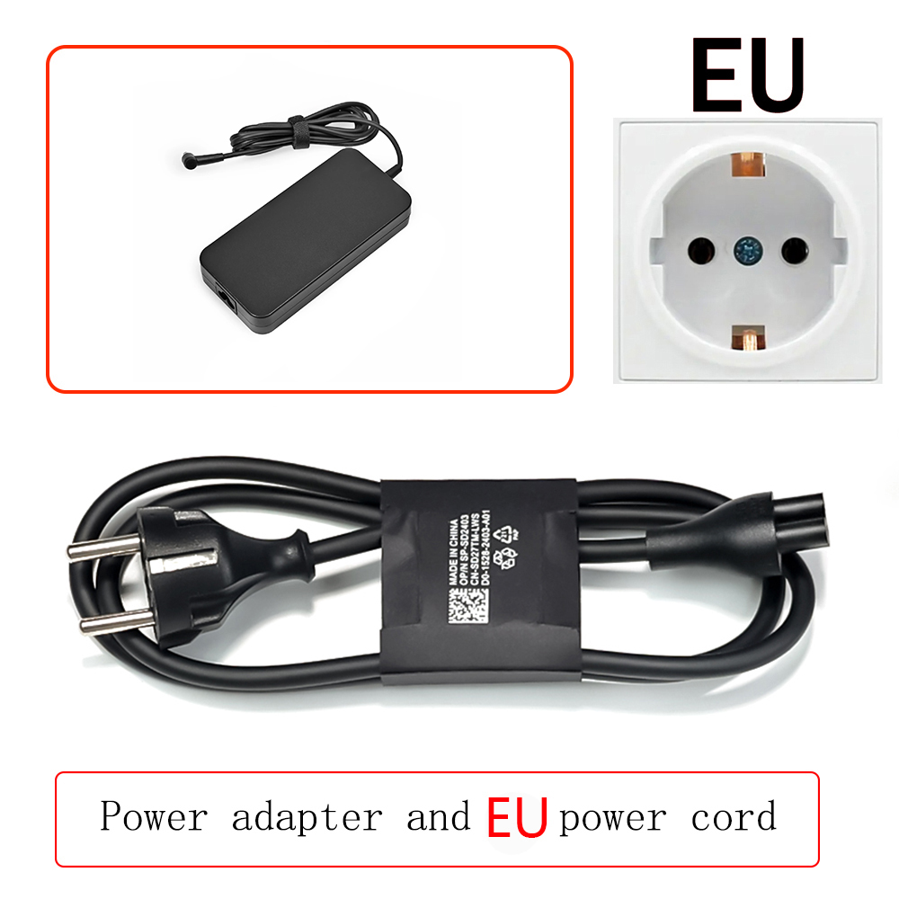 Adaptador de CA de 20V 7.5A 150W ADP-150CH B 4.5x3.0mm cargador de ordenador portátil para ASUS TUF GAMING X571L, F571G, F5: BIAŁY