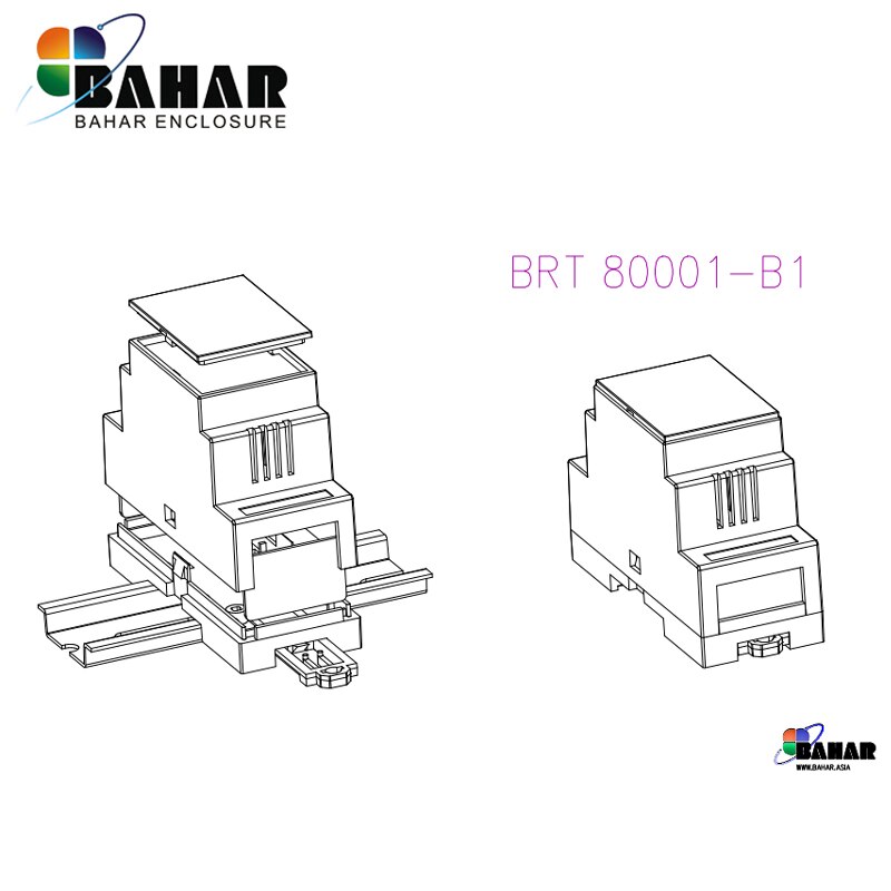4PCS/1 Lot Din rail control box PLC industrial box din rail plastic enclosure diy junction box electronics case 87*60*36mm
