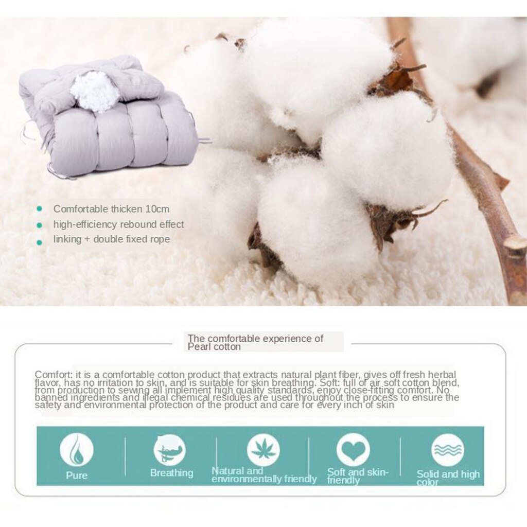 Cotton Recliner Seat Cushion - Soft Thicken Backrest Support Cushion - for Office Home Chair - 65x19.7x3.9inch