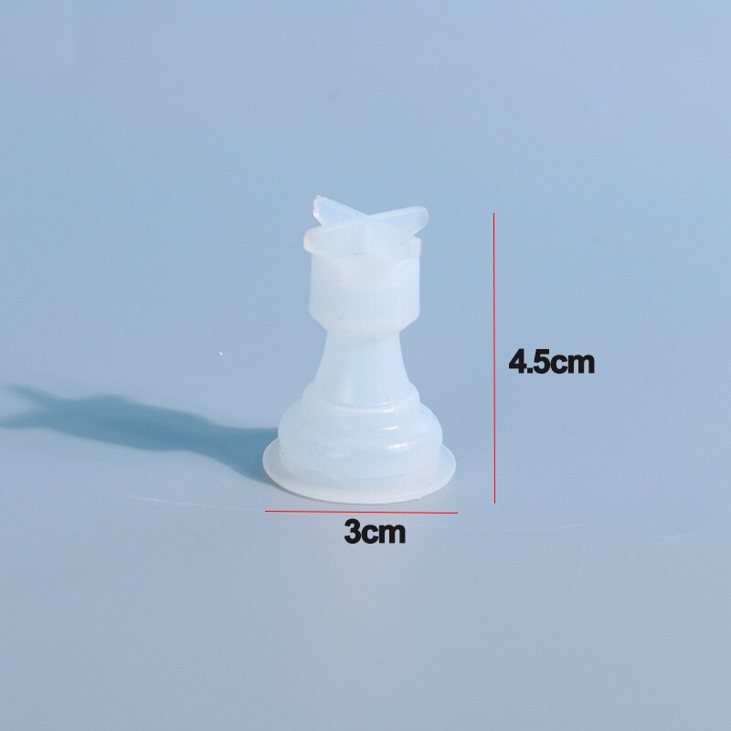 Chess Resin Molds 3D International Chess Piece Silicone Molds Resin Casting UV Epoxy Molds for DIY Crafts Chess Jewelry Making: Rook